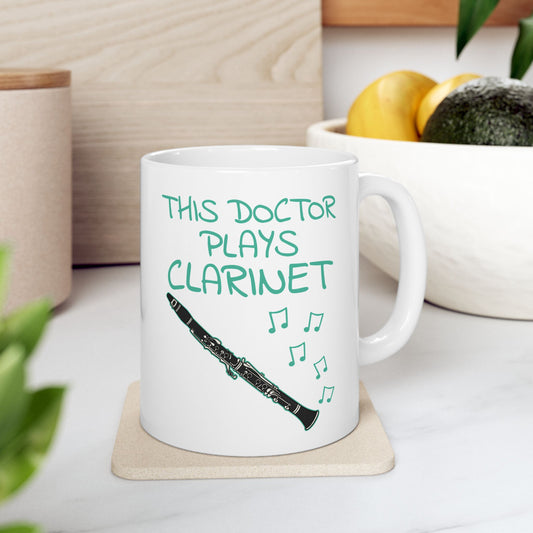 Doctor Clarinet Mug - This Doctor Plays Clarinet - Clarinetist Gift For Doctor (USA)