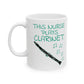 Nurse Clarinet Mug - This Nurse Plays Clarinet - Clarinetist Gift For Nurse (USA)