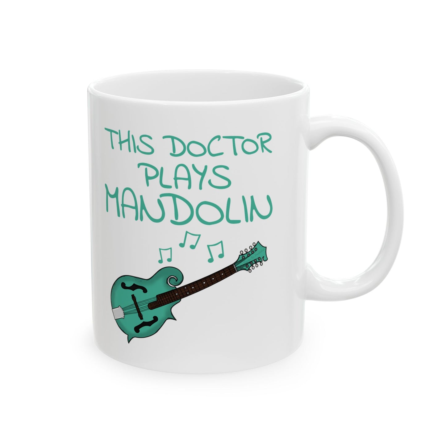 Doctor Mandolin Mug - This Doctor Plays Mandolin - Mandolinist Gift For Doctor (USA)