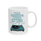Grandpa DJ Mug - This Grandpa Loves DJ'ing - Father's Day Musician Gift (USA)