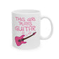 Girl's Electric Guitar Mug - This Girl Plays Guitar - Female Guitarist - Musician Gift For Her (USA)