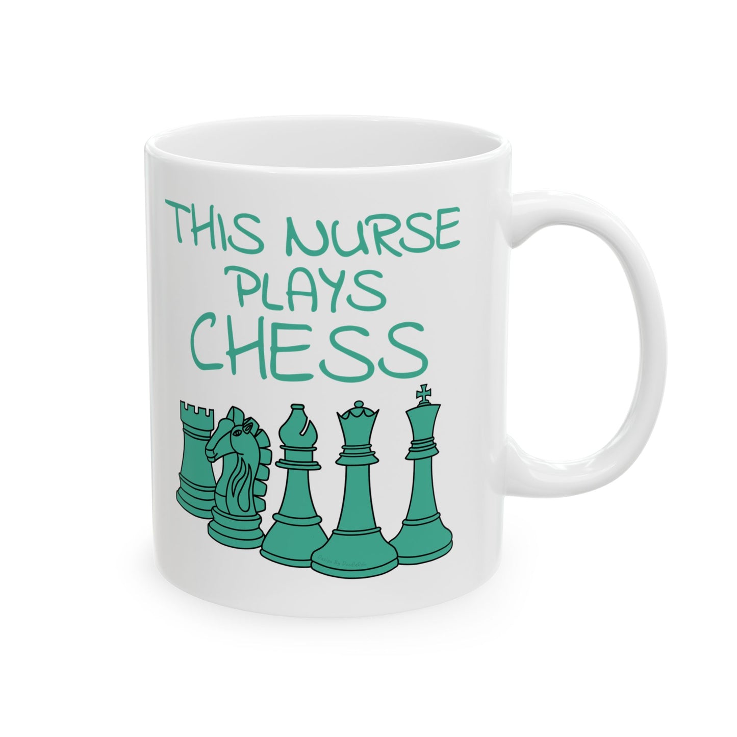 Nurse Chess Player Mug - This Nurse Plays Chess - Chess Gift For Nurse (USA)