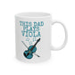 Dad Viola Mug - This Dad Plays Viola - Violist Mug - String Musician Gift For Dad (USA)