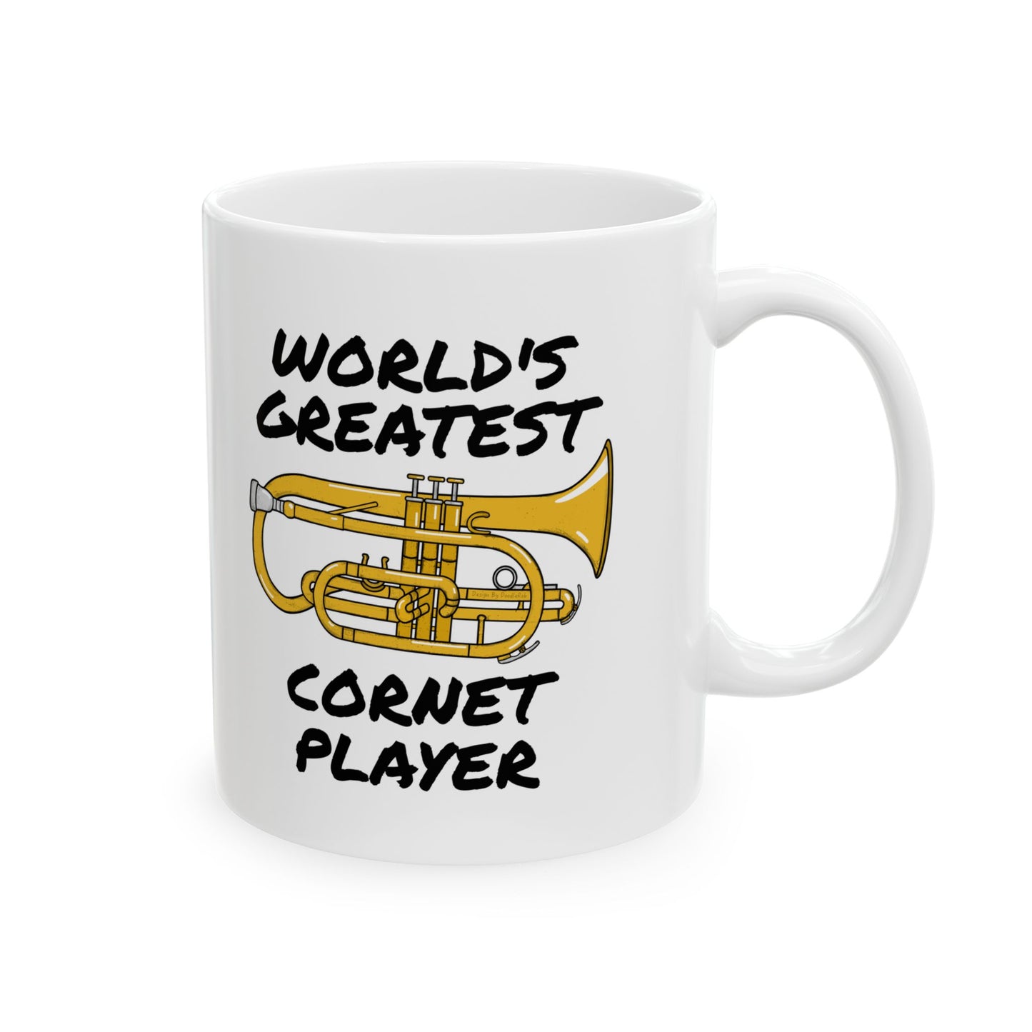 Cornetist Mug - World's Greatest Cornet Player - Brass Musician Gift (USA)