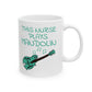 Nurse Mandolin Mug - This Nurse Plays Mandolin - Mandolinist Gift For Nurse (USA)