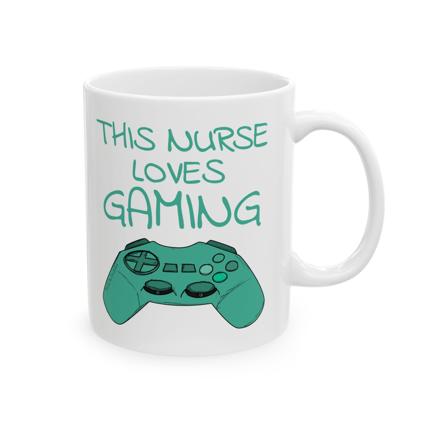 Nurse Gamer Mug - This Nurse Loves Gaming - Video Gamer Gift For Nurse (USA)