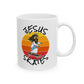Christian Skateboarder Mug - Jesus Skates - Funny Youth Pastor Mug (USA)