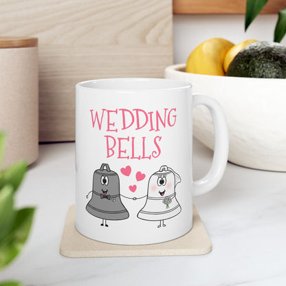 Wedding Bells Mug - Church Wedding Gift - Engagement Mug (USA)