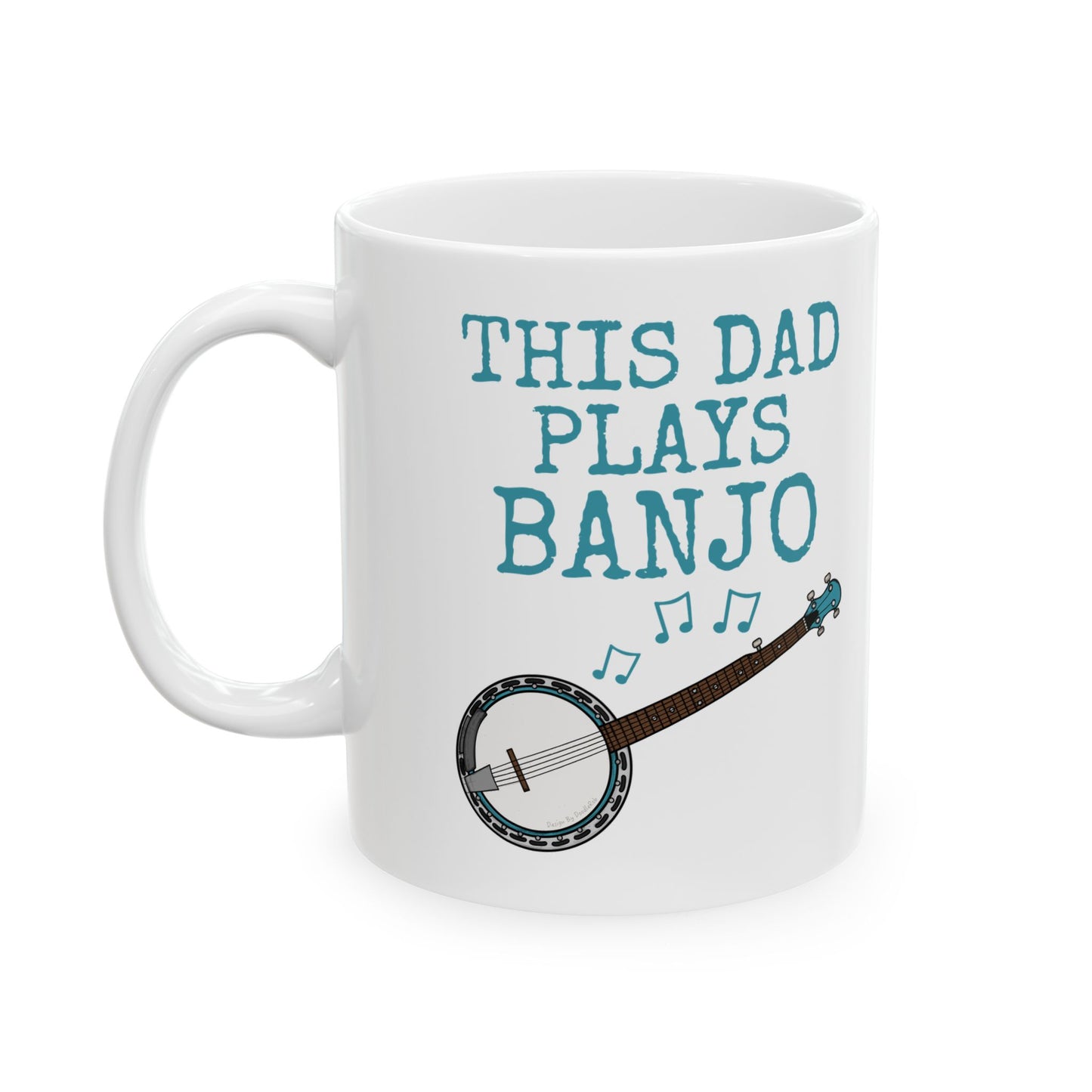Dad Banjo Mug - This Dad Plays Banjo - Father's Day Banjoist Gift (USA)