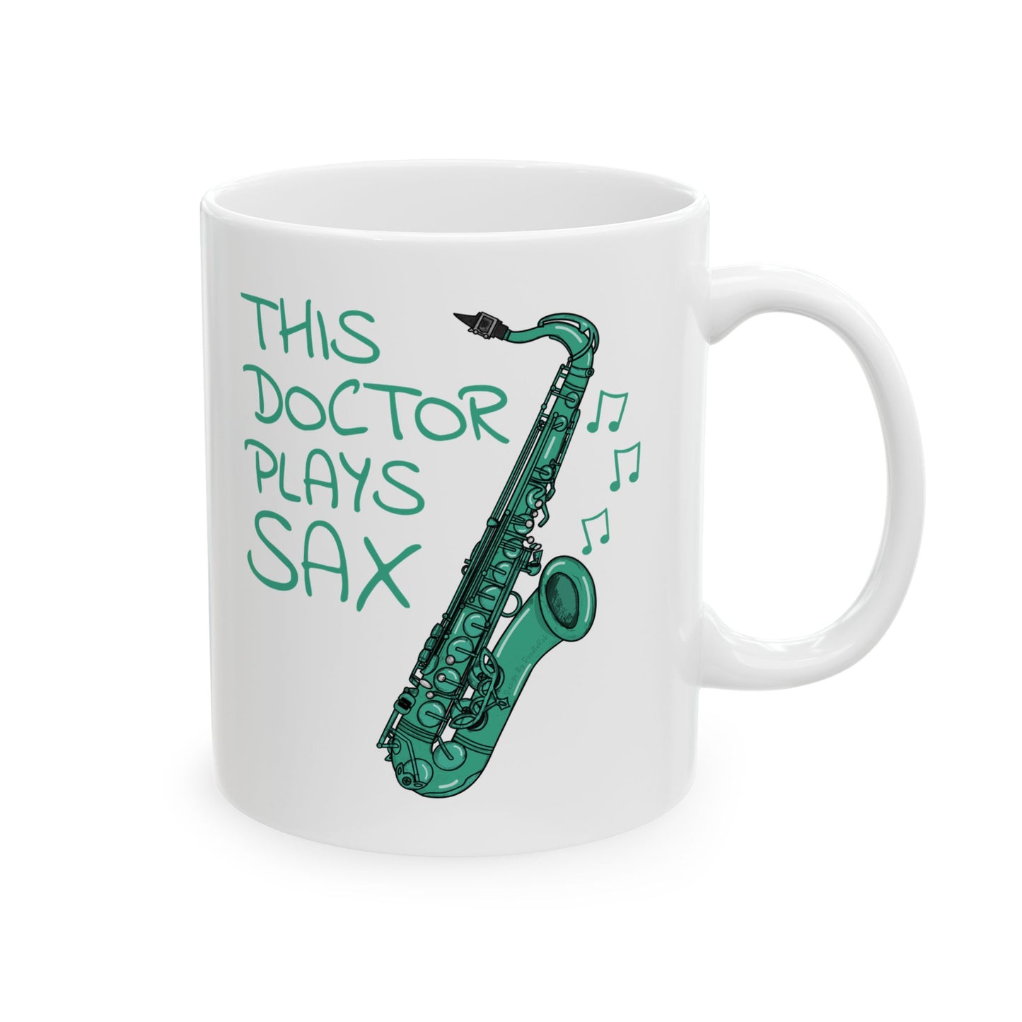 Doctor Saxophone Mug - This Doctor Plays Sax - Saxophonist Gift For Doctor (USA)