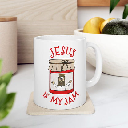 Jesus Is My Jam Mug - Christian Gift For Baker - Funny Church Gift (USA)