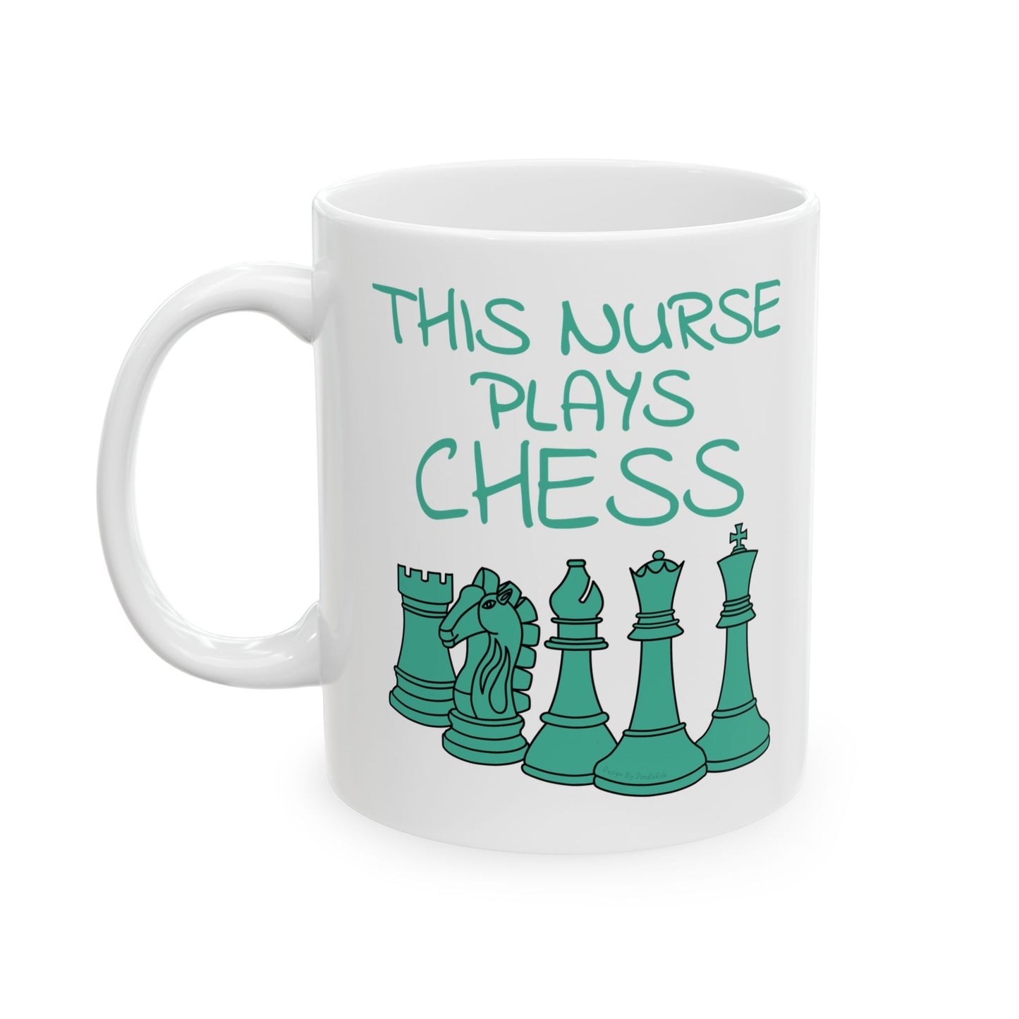 Nurse Chess Player Mug - This Nurse Plays Chess - Chess Gift For Nurse (USA)