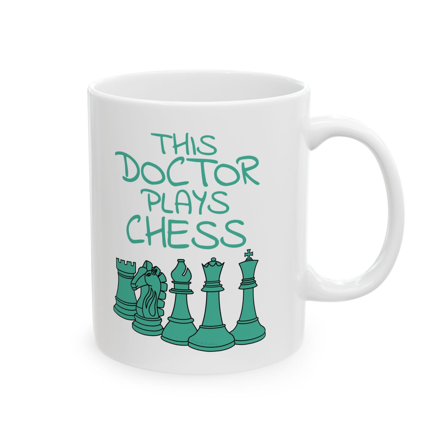 Doctor Chess Player Mug - This Doctor Plays Chess - Chess Gift For Doctor (USA)