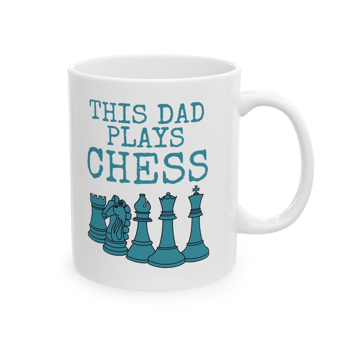 Dad Chess Player Mug - This Dad Plays Chess - Father's Day Chess Gift (USA)