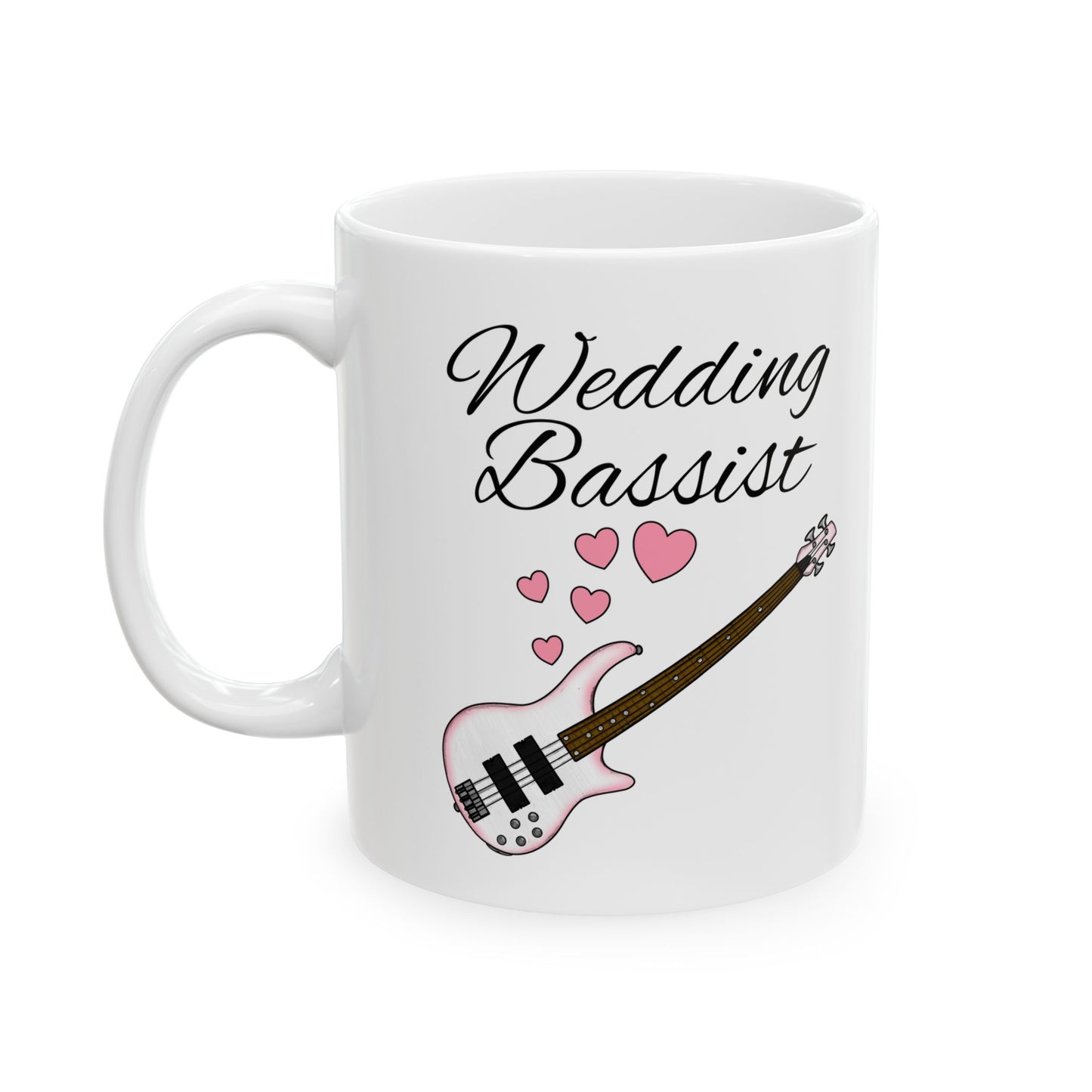 Wedding Bassist Mug - Bass Guitar Wedding Mug - Wedding Musician Gift (USA)
