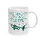 Dentist Trumpet Mug - This Dentist Plays Trumpet - Brass Musician Gift For Dentist (USA)
