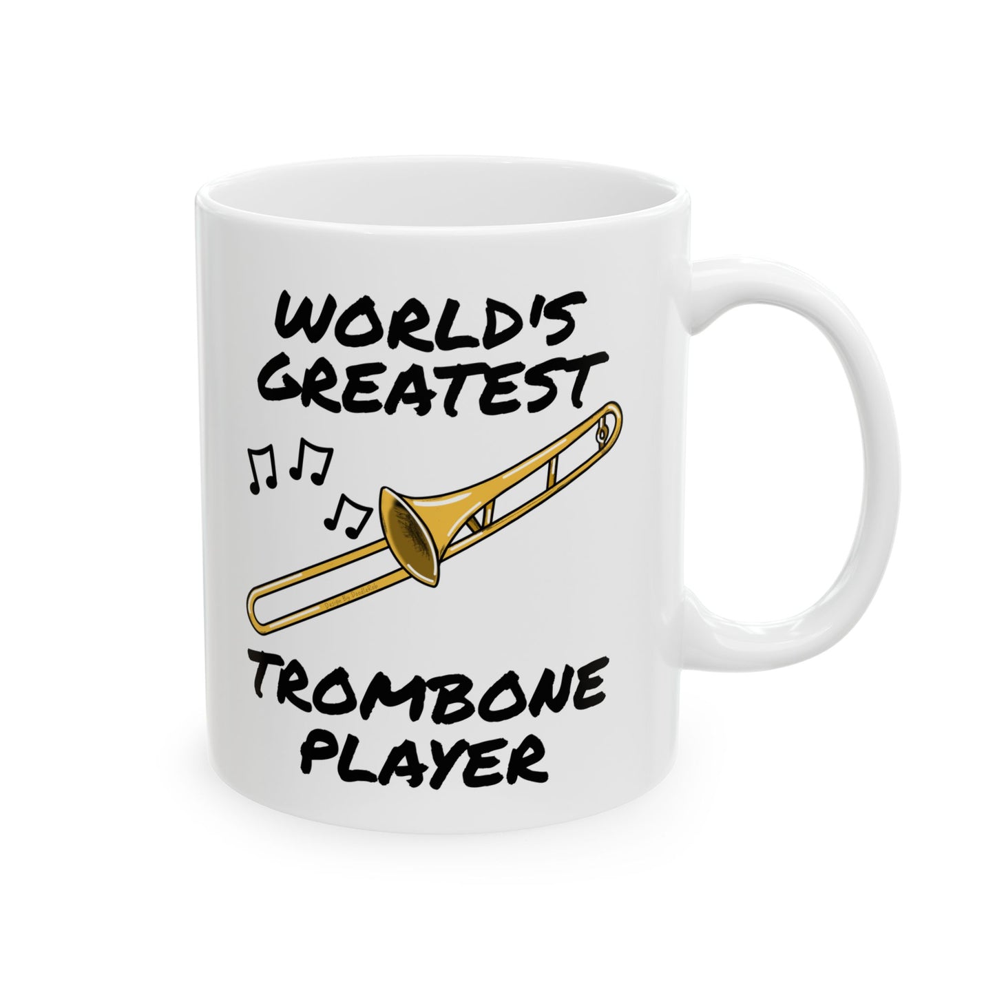 Trombonist Mug - World's Greatest Trombone Player - Brass Musician Gift (USA)