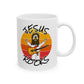 Christian Guitarist Mug - Jesus Rocks - Electric Guitar Teacher Gift - Worship Guitarist Mug (USA)
