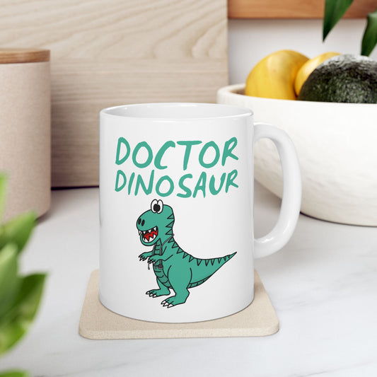 Doctor Dinosaur Mug - T-Rex Doctor Mug - Funny Gift For Doctor (USA)