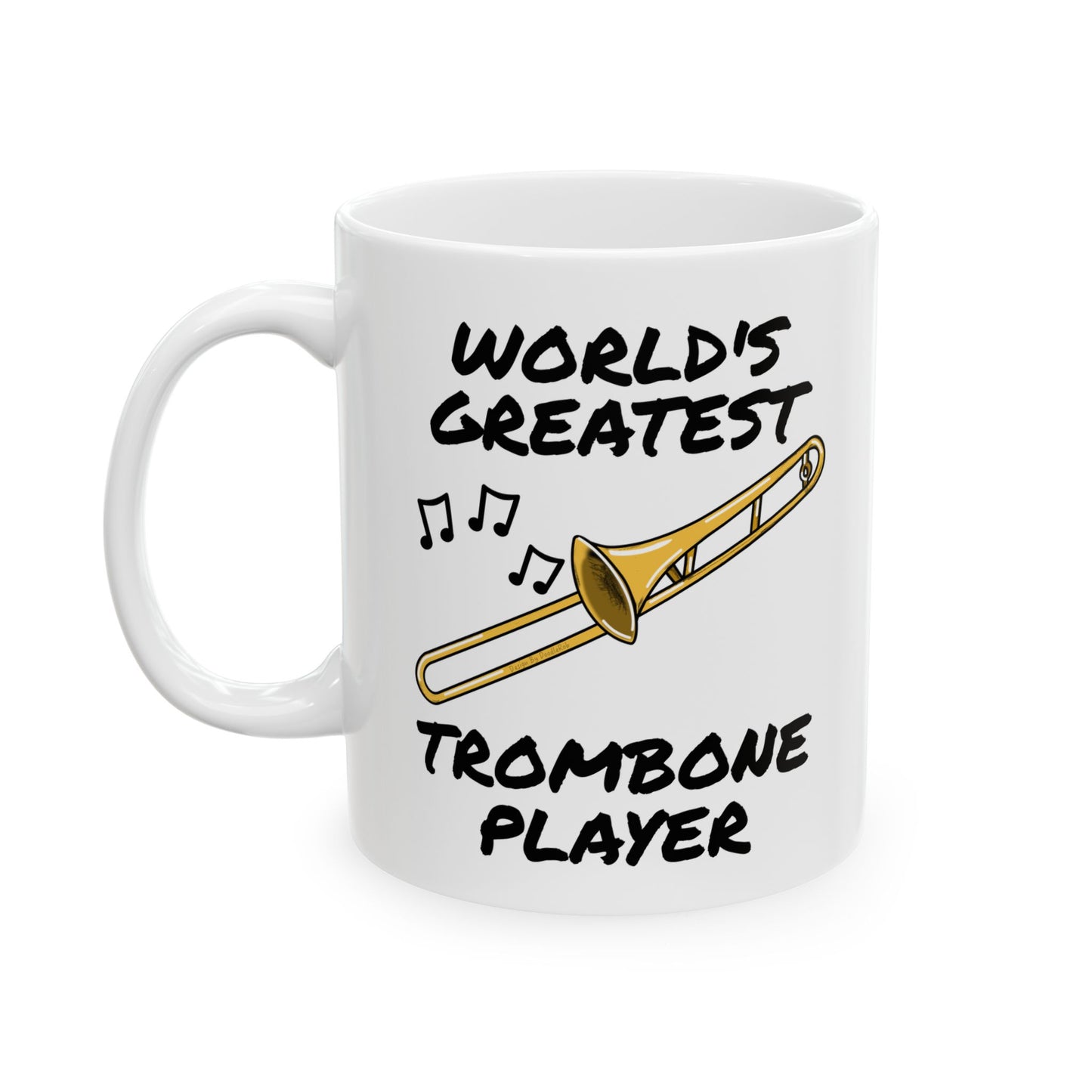 Trombonist Mug - World's Greatest Trombone Player - Brass Musician Gift (USA)