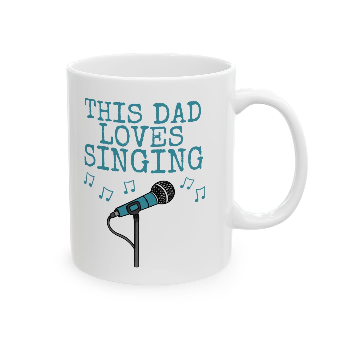 Dad Singer Mug - This Dad Loves To Sing - Father's Day Musician Gift (USA)