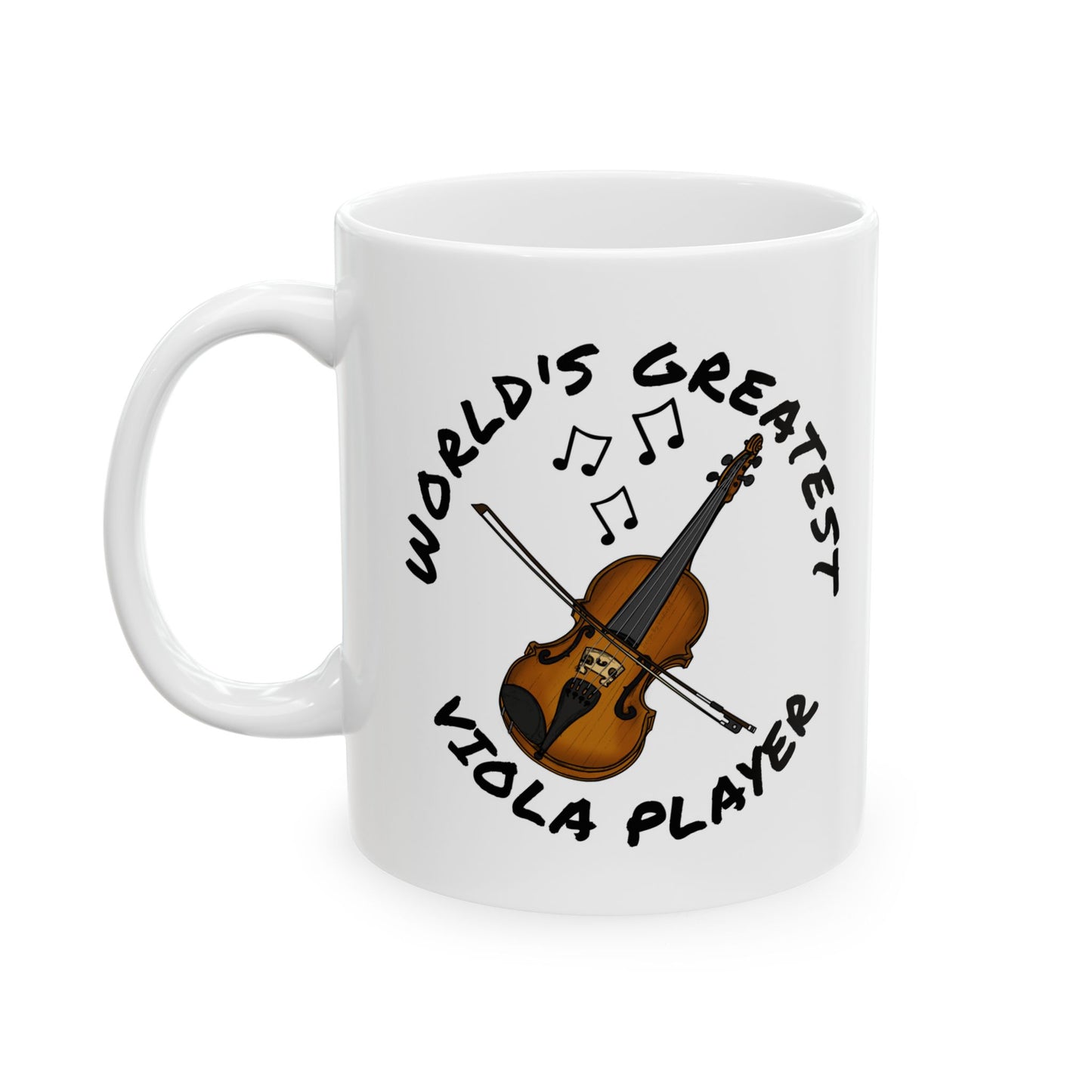 Viola Mug - World's Greatest Viola Player - Gift For Violist - String Teacher Gift (USA)