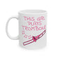 Girl's Trombone Mug - This Girl Plays Trombone - Female Trombonist - Brass Musician Gift For Her (USA)