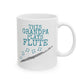 Grandpa Flute Mug - This Grandpa Plays Flute - Father's Day Flutist Gift (USA)