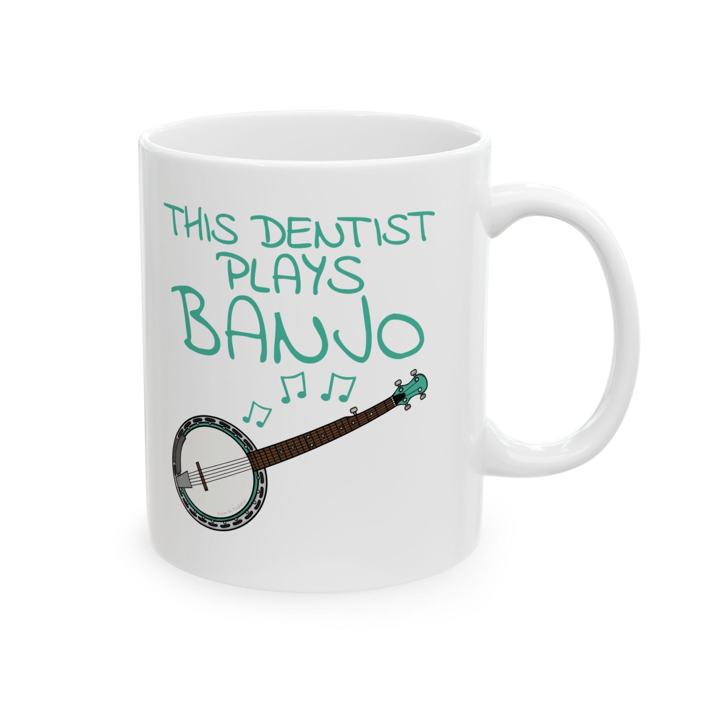 Dentist Banjo Mug - This Dentist Plays Banjo - Banjoist Gift For Dentist (USA)