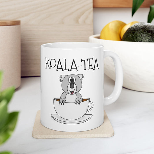 Koala Tea Funny Mug - Gift For Tea Drinker - Australian Animal Lover Mug (USA)