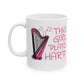 Girl's Harp Mug - This Girl Plays Harp - Female Harpist - String Musician Gift For Her (USA)