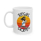 Christian Skateboarder Mug - Jesus Skates - Funny Youth Pastor Mug (USA)