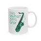 Dentist Saxophone Mug - This Dentist Plays Sax - Saxophonist Gift For Dentist (USA)
