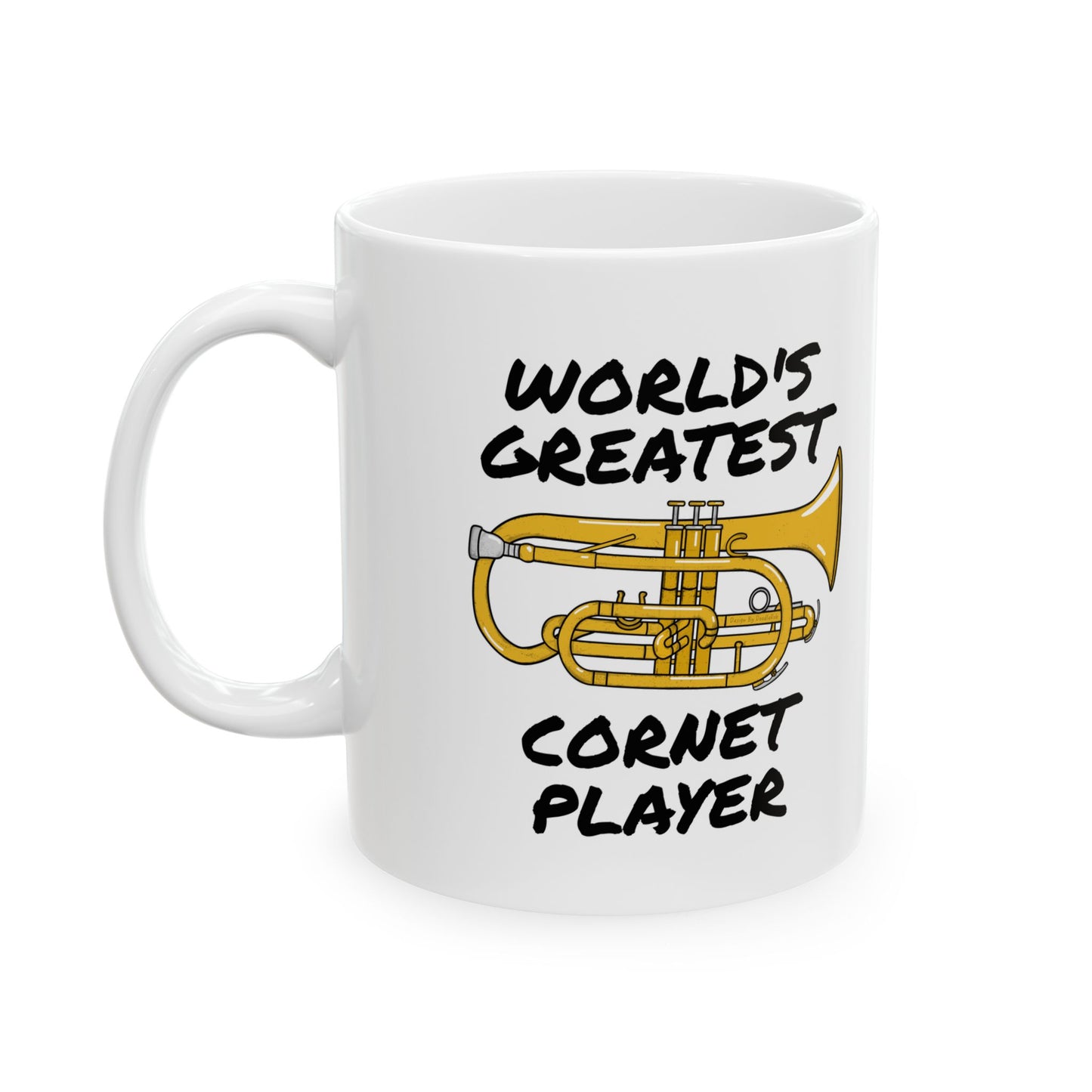 Cornetist Mug - World's Greatest Cornet Player - Brass Musician Gift (USA)