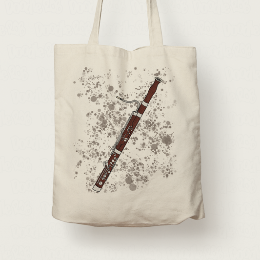 Bassoon Tote Bag - Gift For Bassoonist - Bassoon Teacher Gift