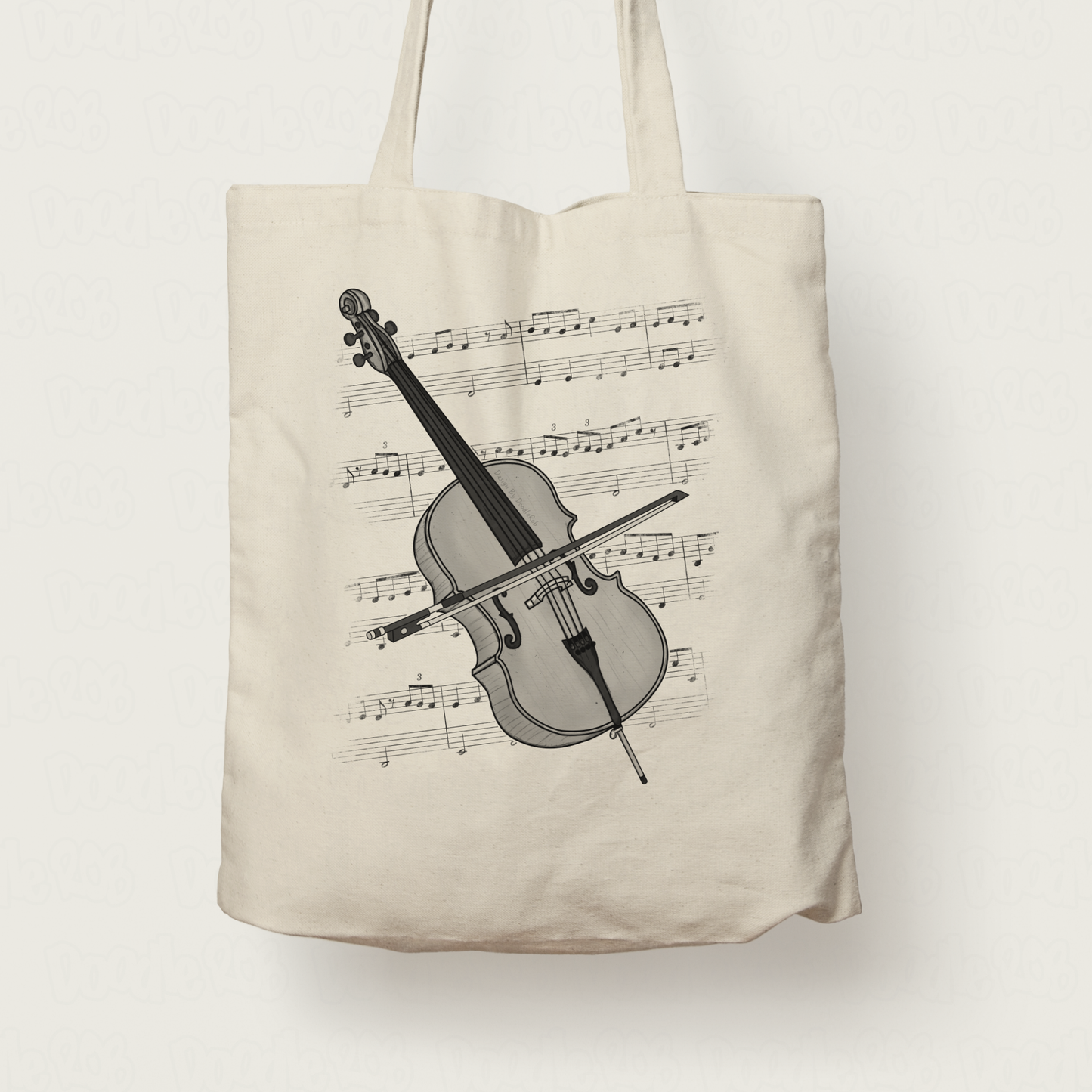 Cello Tote Bag - Gift For Cellist - String Musician Gift (USA)