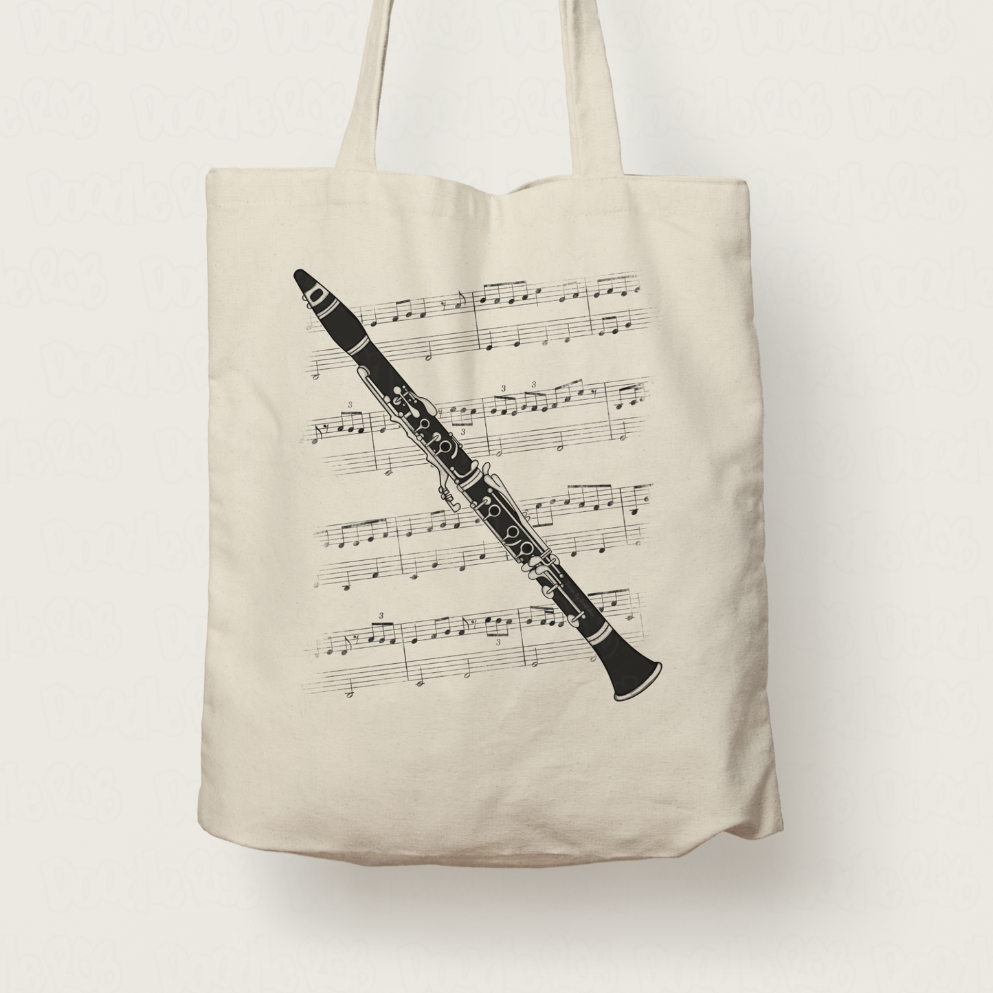 Clarinet Tote Bag - Gift For Clarinetist - Woodwind Musician Gift (USA)