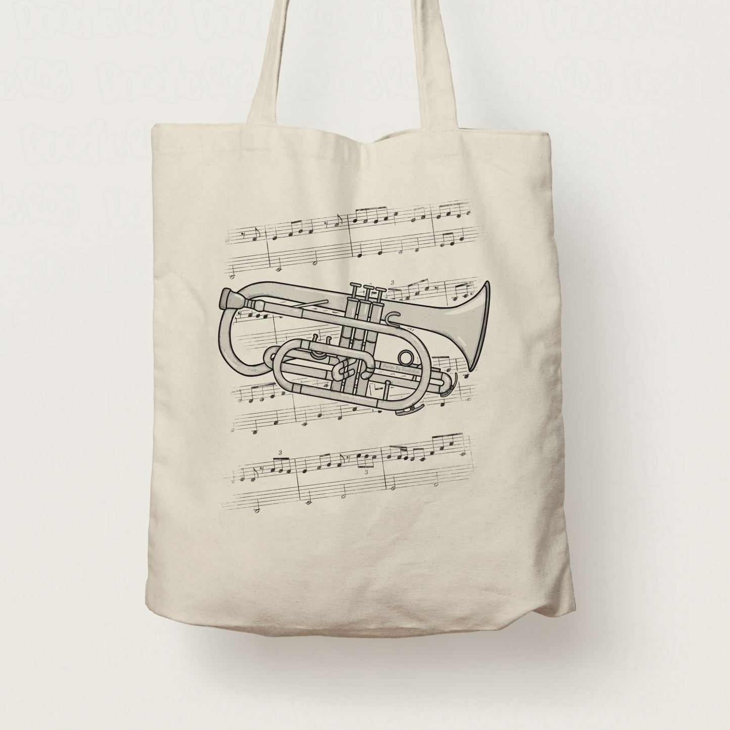 Cornet Tote Bag - Gift For Cornetist - Brass Musician Gift (USA)