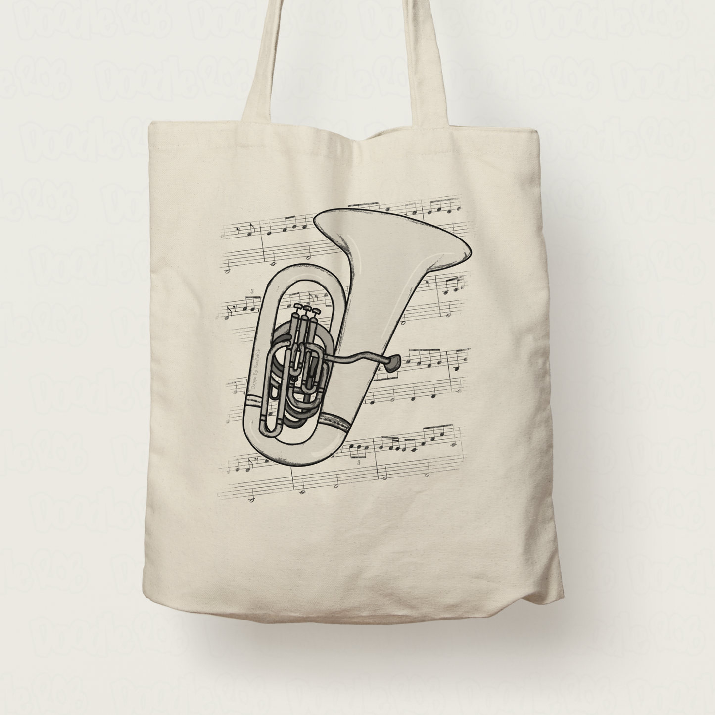 Tuba Tote Bag - Gift For Tubaist - Brass Musician Gift (USA)