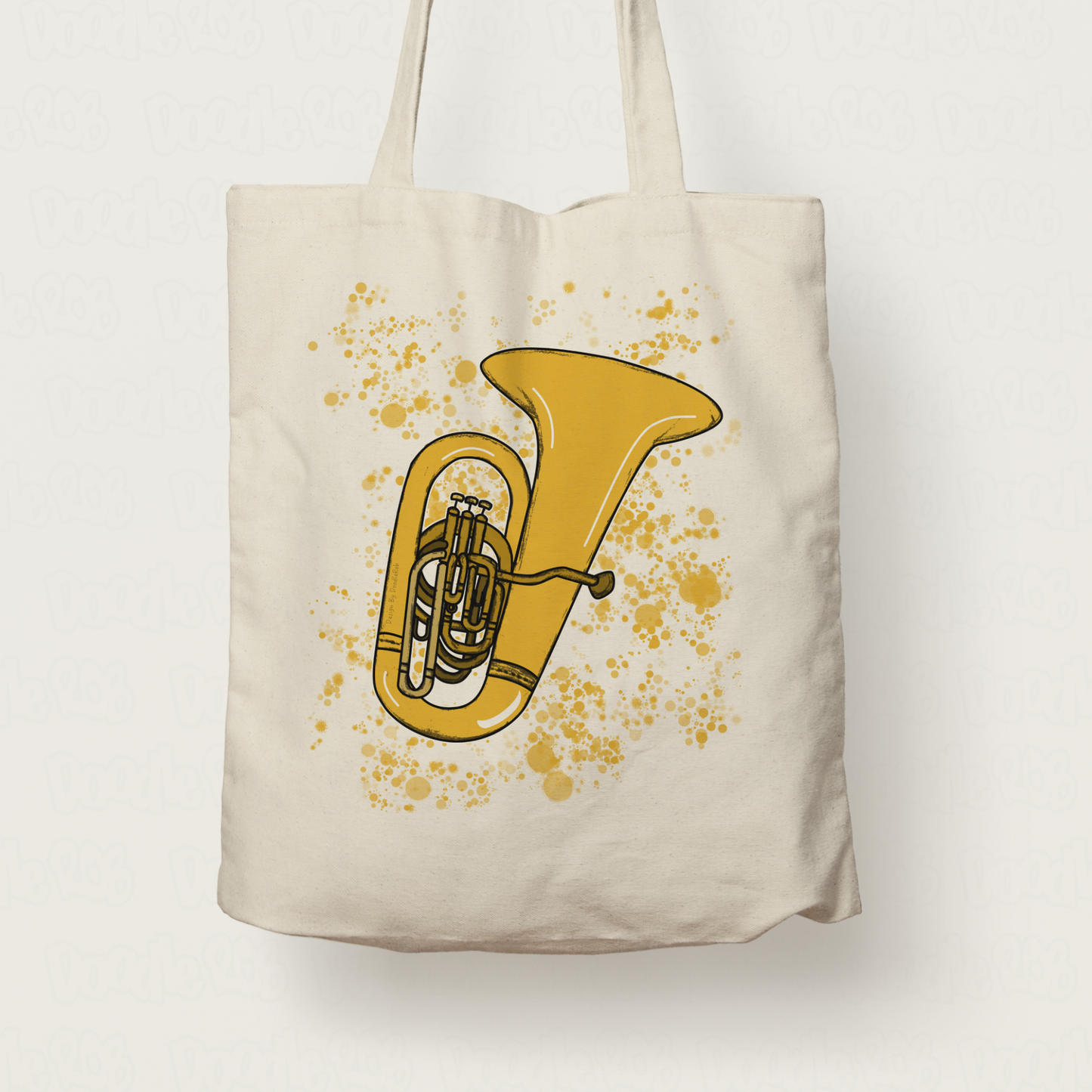 Tuba Tote Bag - Tuba Teacher Gift - Brass Player Tote Bag