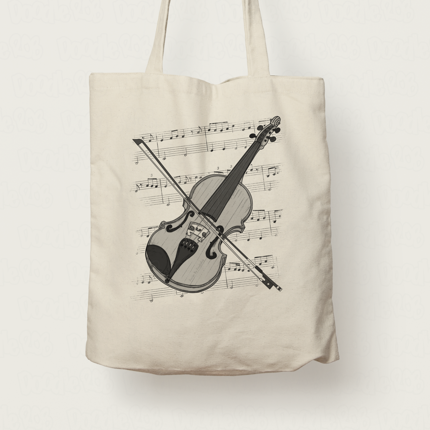 Violin Tote Bag - Gift For Violinist - String Musician Gift (USA)