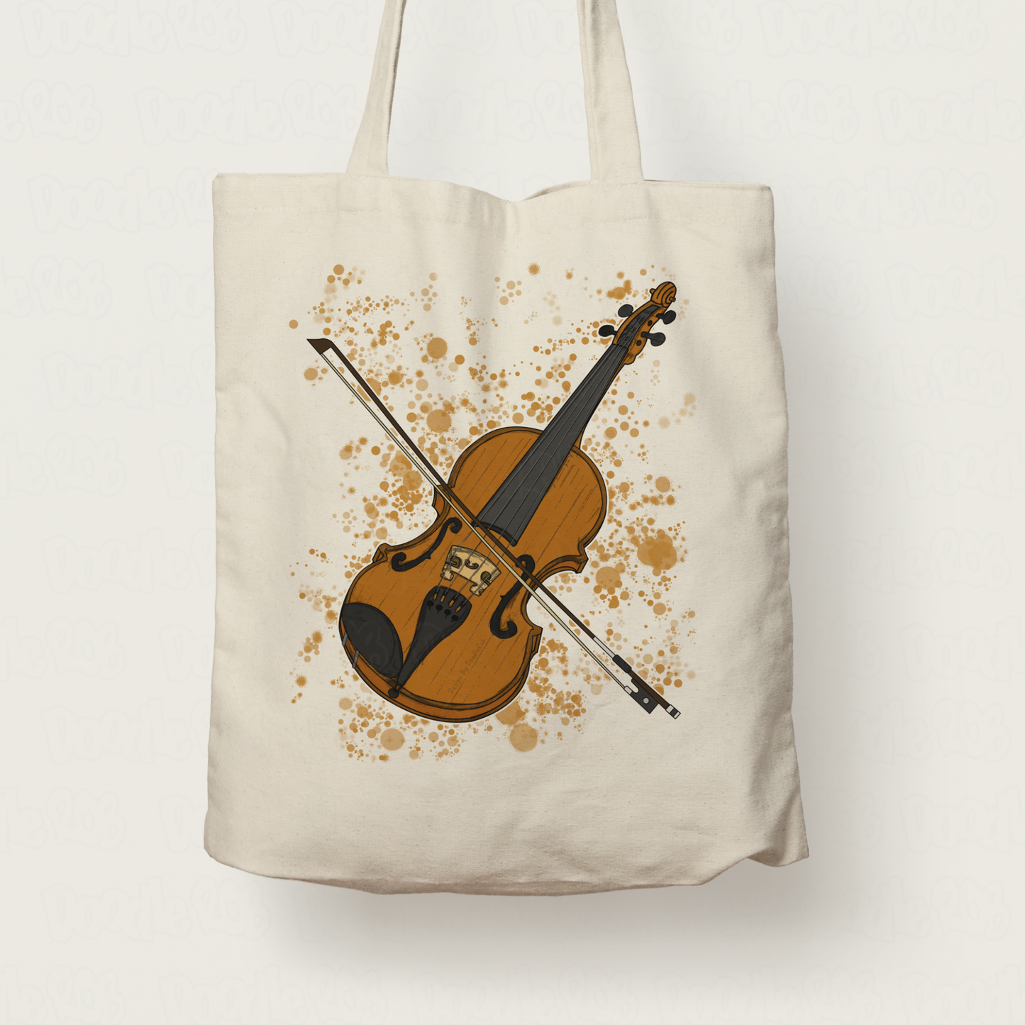 Violin Tote Bag - Gift For Violinist - String Musician Tote Bag