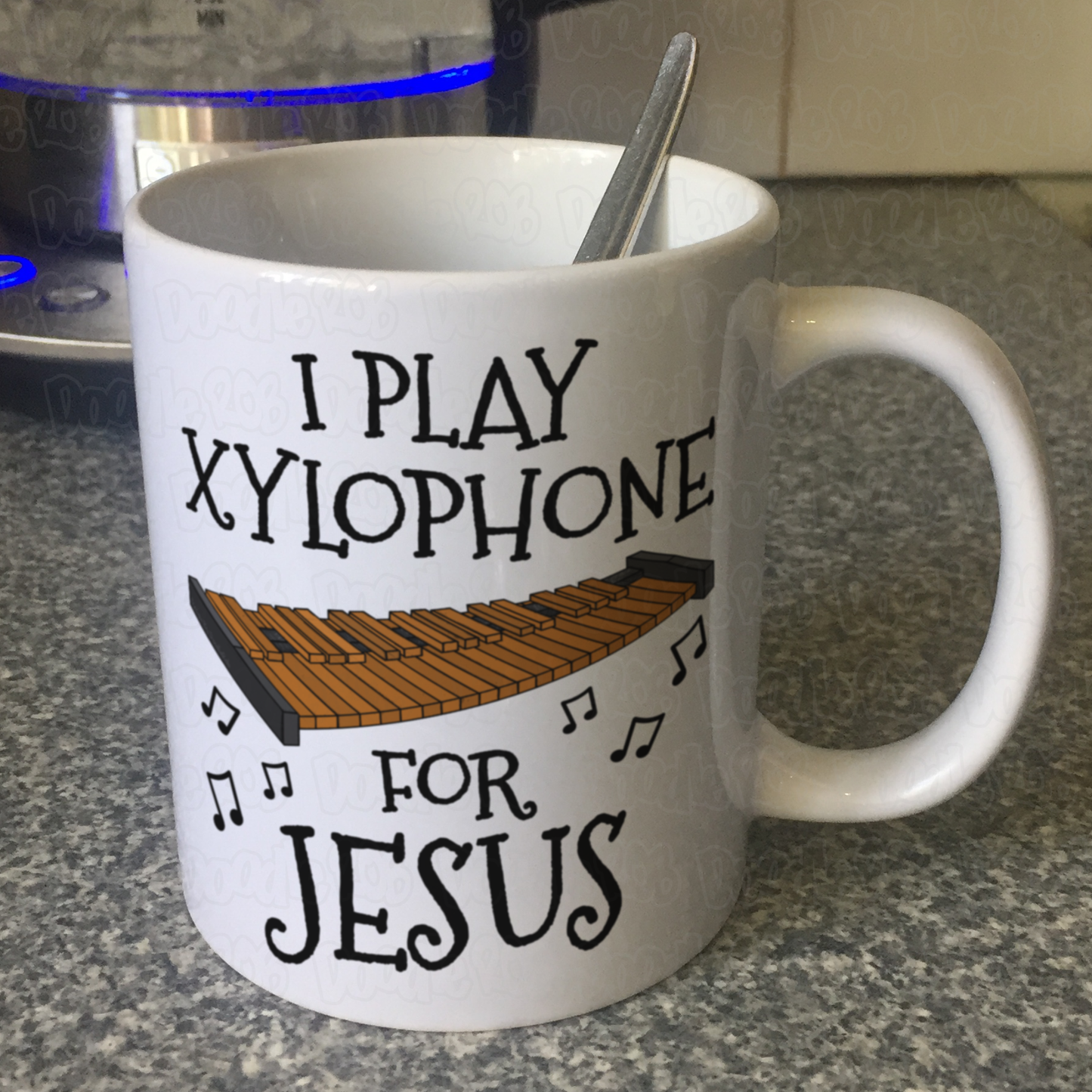 Christian Percussionist Mug - I Play Xylophone For Jesus - Church Musician Gift