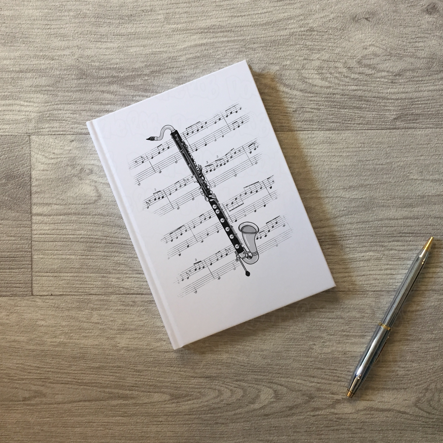 Bass Clarinet Lined Journal - Clarinetist Notebook - Woodwind Musician Gift (USA)
