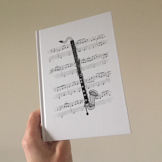Bass Clarinet Lined Journal - Clarinetist Notebook - Woodwind Musician Gift (USA)