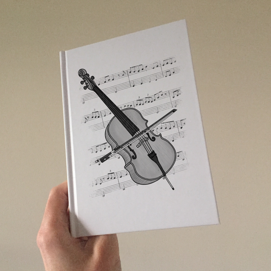 Cello Lined Journal - Cellist Notebook - String Musician Gift (USA)