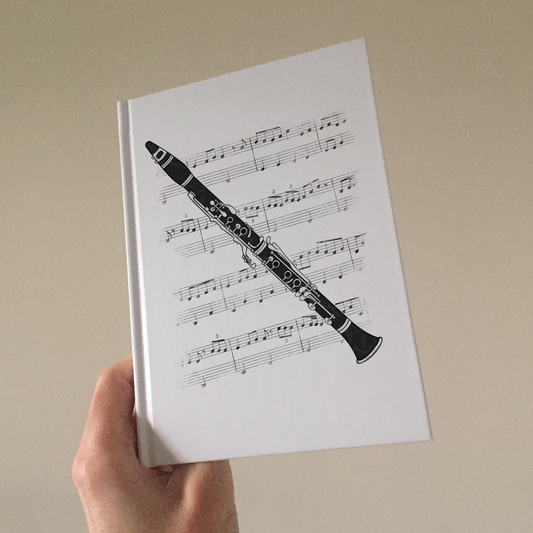 Clarinet Lined Journal - Clarinetist Notebook - Woodwind Musician Gift (USA)