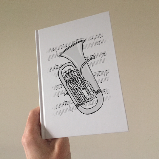 Euphonium Lined Journal - Euphoniumist Notebook - Brass Musician Gift (USA)