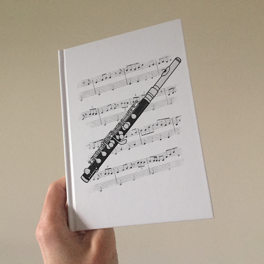 Piccolo Player Lined Journal - Piccoloist Notebook - Woodwind Musician Gift (USA)