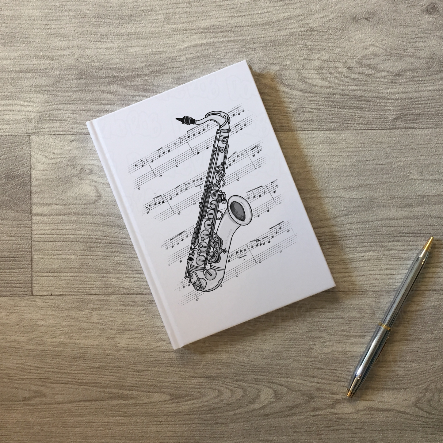 Saxophone Lined Journal - Saxophonist Notebook - Woodwind Musician Gift (USA)